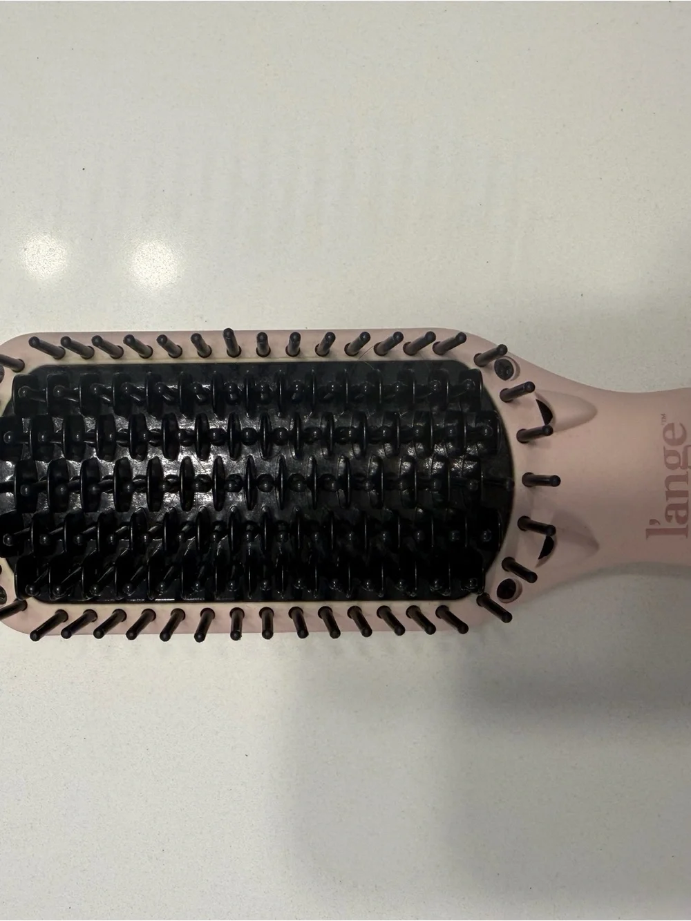 Rose Gold Hair Ceramic Straightening Brush